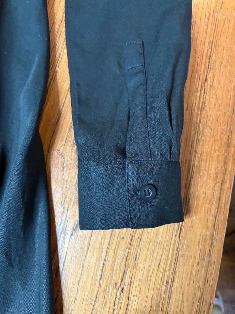 Marc Jacobs Black Shirt Dress with A-line Hemline, Size 6 - Picture 7 of 7